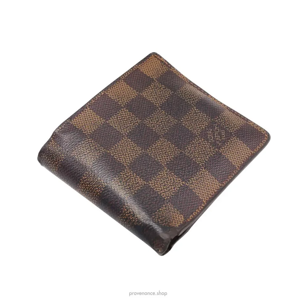 🔴 Louis Vuitton Marco Wallet - Damier Ebene